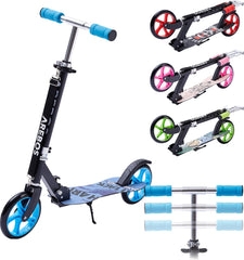 AREBOS Stepjes - Kinderstep - Voor Jongens en Meisjes vanaf 8 Jaar - tot 100kg - Blauw