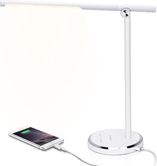 Aigostar Bureaulamp LED -  Dimbaar - Smart Touch - Wit •