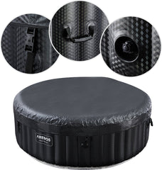AREBOS Bubbelbad Voor 6 personen - Hottub Ø 208 cm - met Accessoires - met LED