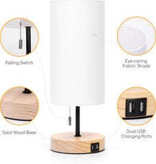 Tafellamp - Bureaulamp - Tafellamp slaapkamer - Wit - Aigostar