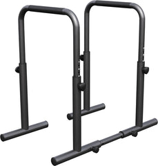 Gorilla Sports Dip Bars – Verstelbare Hoogte – Belastbaar tot 500 kg – Push up stand bar - Parallettes – Zwart