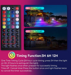 Aigostar RGB LED schijnwerper - IP65 Waterdicht - Dimbaar - 50W