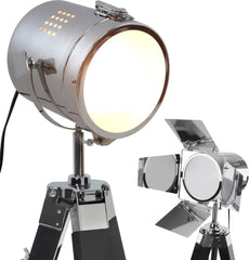 Jago Vloerlamp - Hoogte Verstelbaar - Industriële Lamp - Zwart