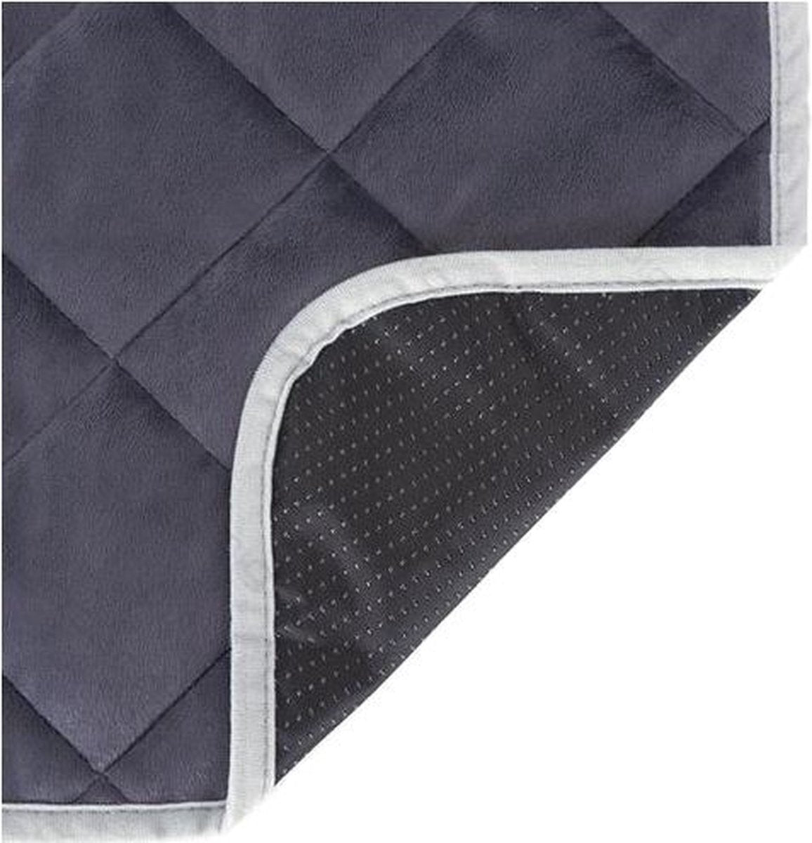 Vetbed Hond – Hondenmat - Warmtedeken Hond - 115x72 cm – Donkergrijs - Nobleza