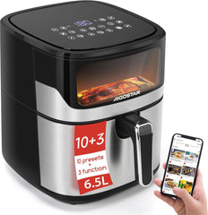 Aigostar 6,5L Airfryer - Heteluchtfriteuse - 1600W - Zwart