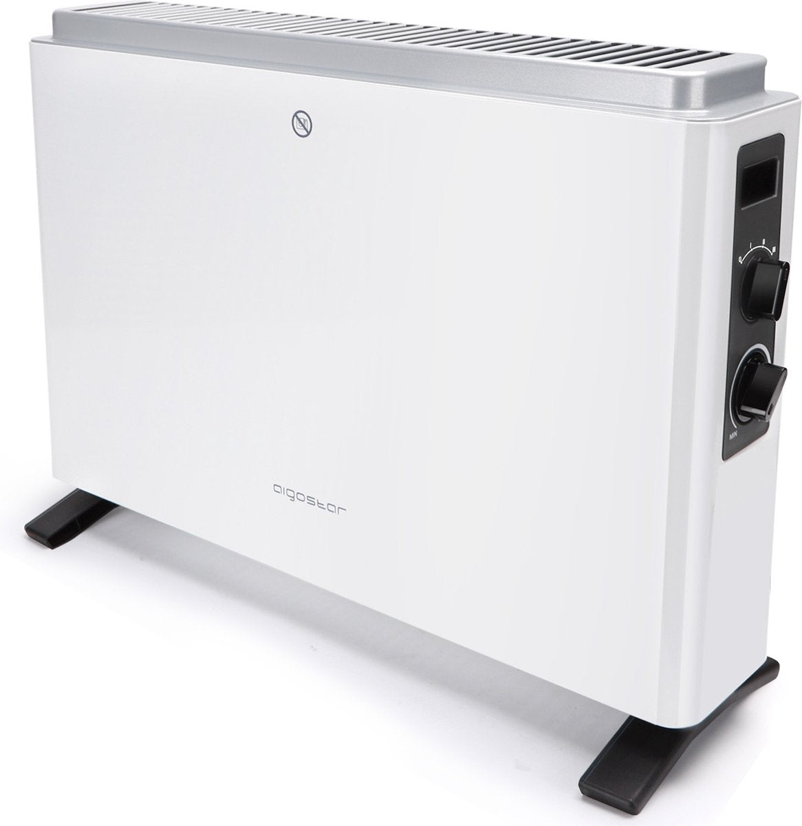 Aigostar Rylee 33ZDM - Elektrische Convector Kachel - Convectorkachel - 2000W - Wit