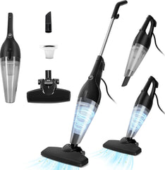 Aigostar 4-in-1 Steelstofzuiger Bedraad - 15KPa - 600W - Zwart