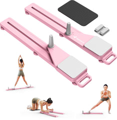 Pilates Board - Pilates Reformer - 4-in-1 - Roze - MERACH