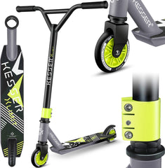 KESSER® Stuntstep voor Volwassenen en Kinderen - Kinderstep - Antraciet •