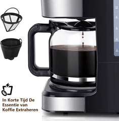 Taylor Swoden Koffiezetapparaat Filterkoffie - Zwart/RVS