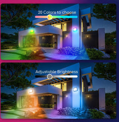 Aigostar RGB LED schijnwerper - IP65 Waterdicht - Dimbaar - 50W