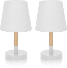 Aigostar Nachtlampje - Bedlamp - Tafellamp - E14 - 2 stuks