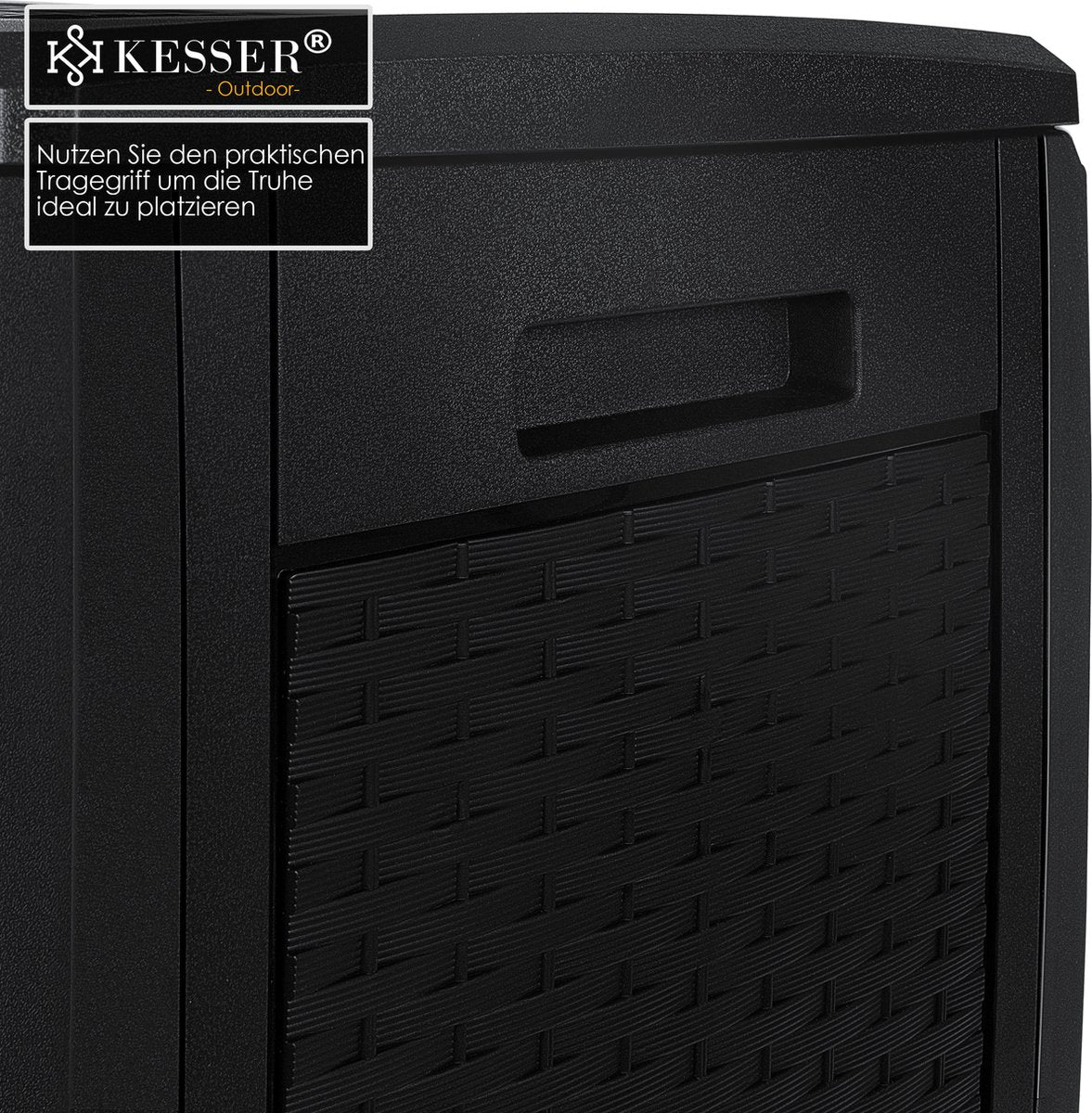 KESSER® Opbergbox 310L - Inklapbaare - Tuinkist - Antraciet •