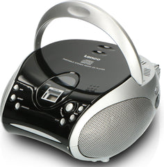 Lenco SCD-27BK - Draagbare FM Radio CD Speler met AUX - Zwart