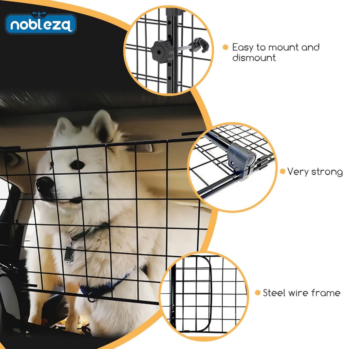Nobleza Hondenrek - Autorek hond - Bagagerek - Universeel - Verstelbaar
