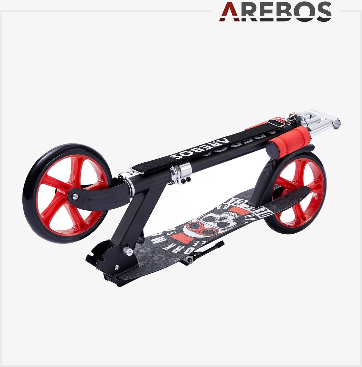 AREBOS Stepjes - Kinderstep - Voor Jongens en Meisjes vanaf 8 Jaar - tot 100kg - Rood