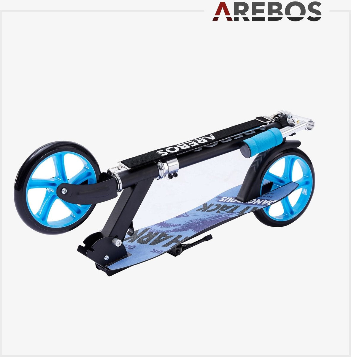 AREBOS Stepjes - Kinderstep - Voor Jongens en Meisjes vanaf 8 Jaar - tot 100kg - Blauw