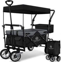 KESSER® Bolderkar - Opvouwbaar - Bolderwagen - Zwart •