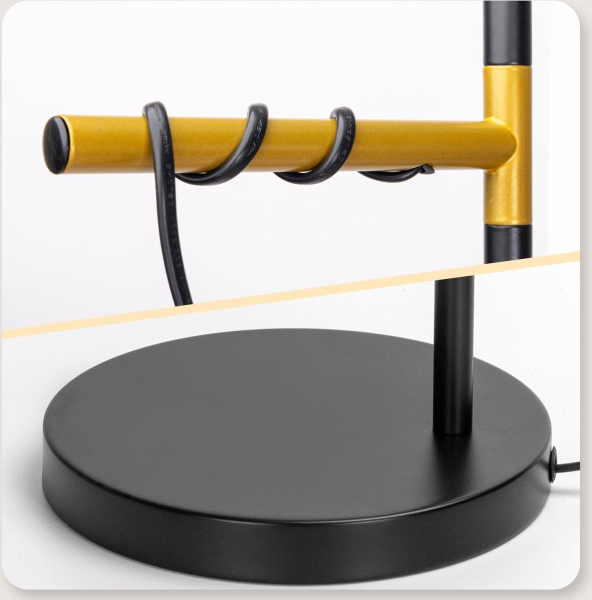 Aigostar Staande lamp - Industriële Vloerlamp - Zwart