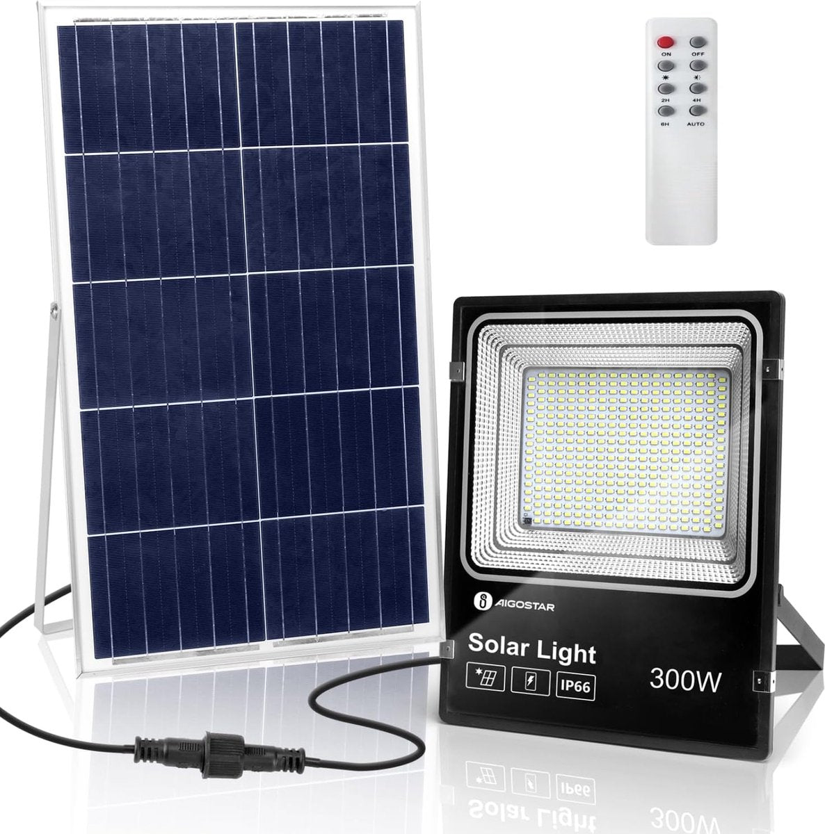 Solar wandlamp buiten - Tuinverlichting - Buitenverlichting - Zwart - Aigostar