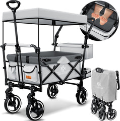 KESSER® Bolderkar - Opvouwbaar - Bolderwagen - Grijs •