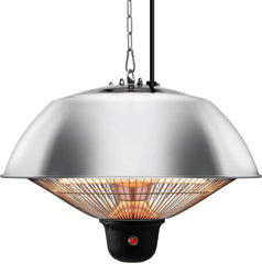 KESSER® Terrasverwarmer - Voor plafond - 1500W - Zilver