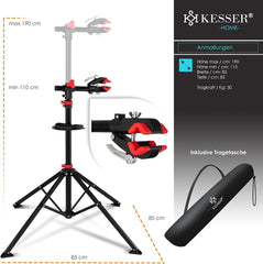 Montagestandaard fiets - Fietsstaander - Rood - KESSER®