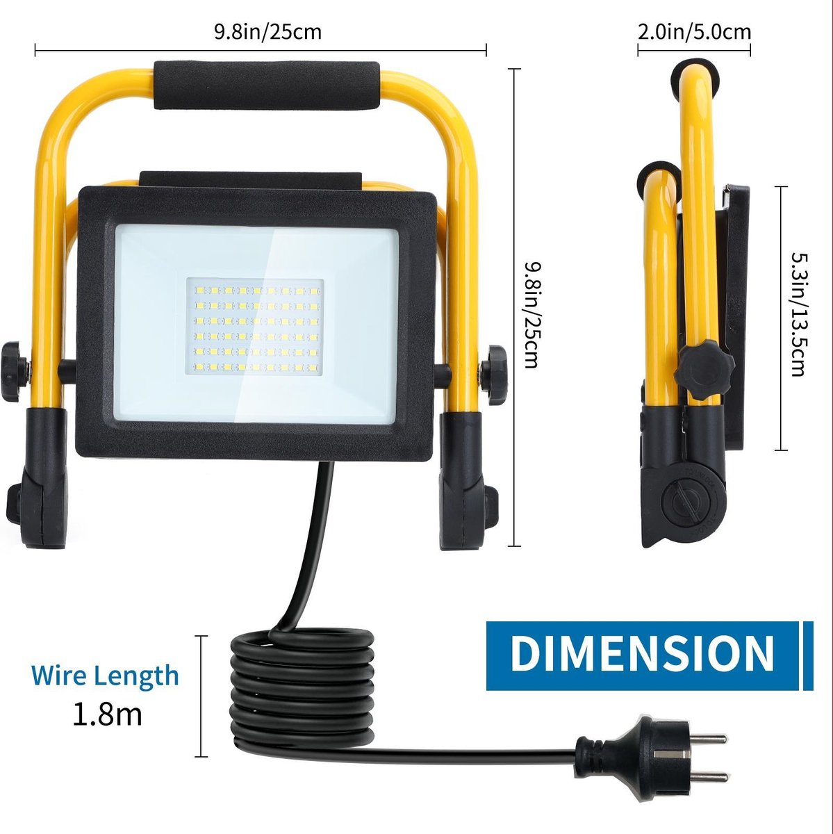 Aigostar LED Bouwlamp - IP44 Stootvast - 30W - 2700 lm - 6500K