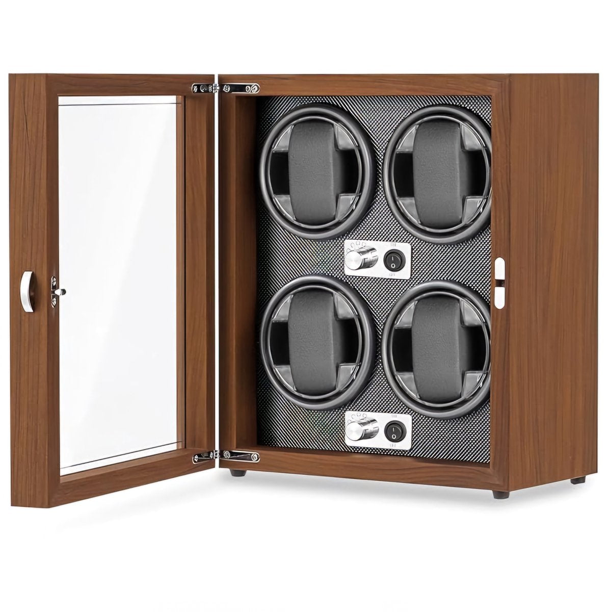 Watchwinder - Horloge doos - Horloge winder - Bruin - Olvy