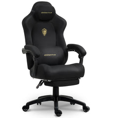 Ergonomische Bureaustoel -  Office Chair - Gamestoel - Volwassenen - Zwart - Dowinx - LS-66D68E