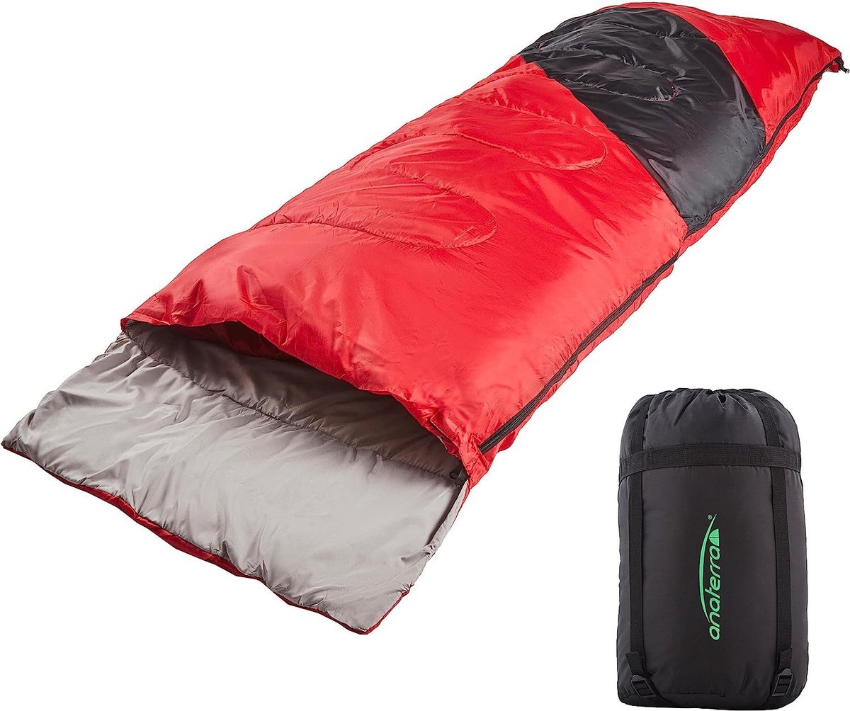 anaterra® Slaapzak Avontuur incl. draagtas - Koppelbaar - Dekenmodel - 3 seizoenen - Zomer - 210 x 70 cm