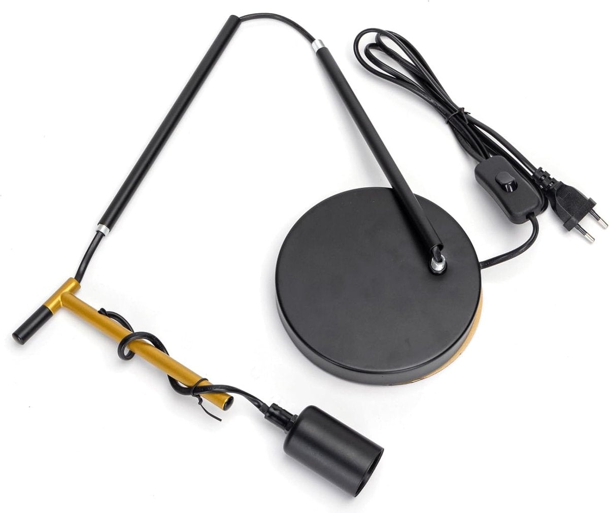 Tafellamp - Bureaulamp - Tafellamp slaapkamer - Zwart - Aigostar