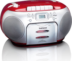 Lenco SCD-410RD - Radio Cassette - CD-speler •