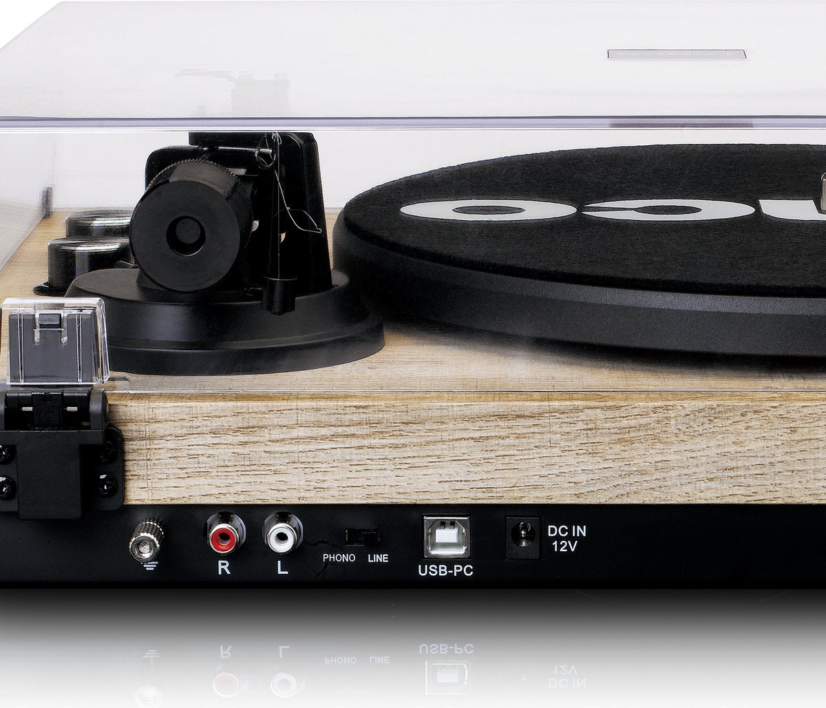 Lenco Platenspeler met Bluetooth - LBT-188PI - Hout •