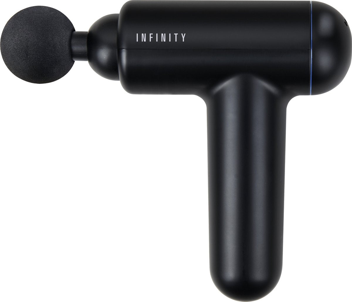 Melissa Massage Pistool - Massage Gun - Oplaadbaar via USB - 4 Massagekoppen inbegrepen - Massagepistool 16770047 - Zwart •