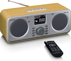 LENCO DIR-141WD - Internetradio met DAB+, Bluetooth® en Spotify Connect, hout •