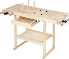 Houten werkbank / Hobbytafel - 127 x 57,5 x 82,5 cm