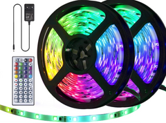 Aigostar Led Strip - RGB - IP65 - 2x 5M - Zelfklevend