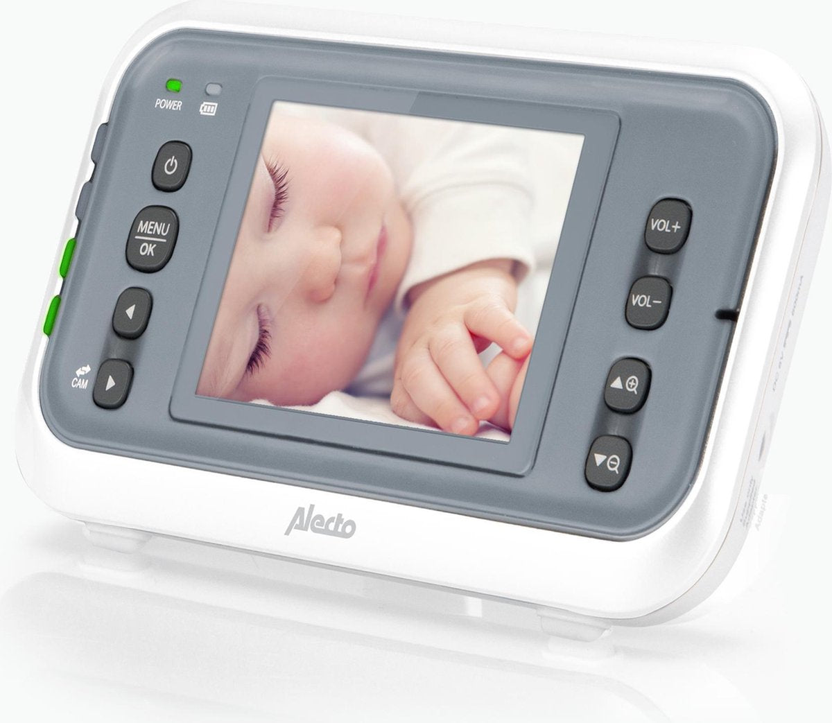 Alecto DVM-76 - Babyfoon met camera - Temperatuurweergave - Wit