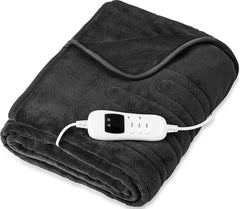 Elektrische deken - Warmtedeken - 1 persoons - 130x102 cm - Antraciet - Sinnlein®