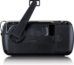 Lenco Noodradio - Draagbare opwindbare Radio - Zaklamp en Powerbank - MCR-112BK - Zwart