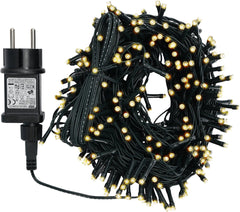 Aigostar 101PQ - Kerstverlichting - 300 led lampjes - 15 meter - IP44 - lichtsnoer - Kerstversiering - warm wit - voor binnen & buiten