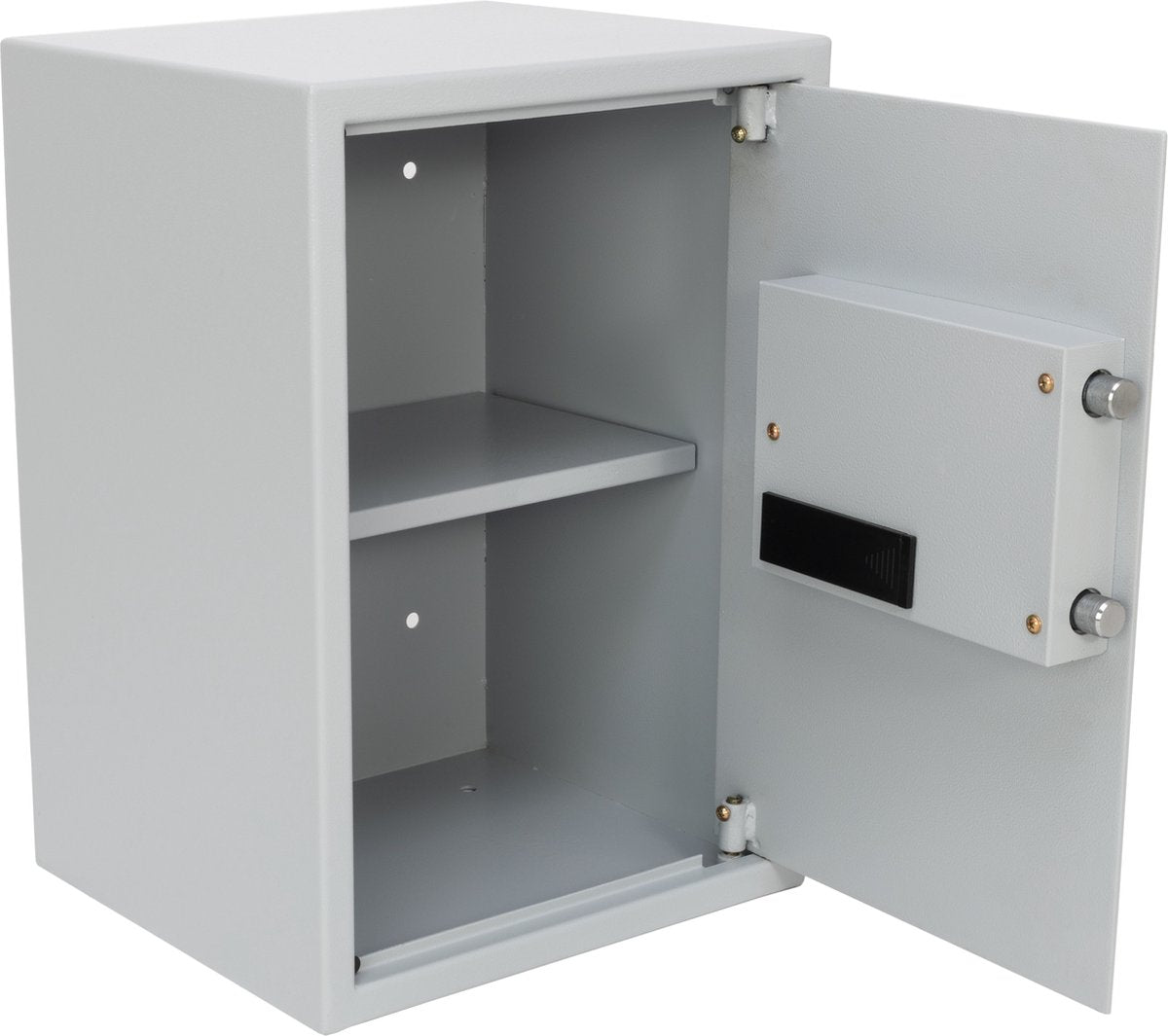 KESSER® Elektronische Kluis met cijferslot Safe Wandkluis 50x35x34,5 LED-display Staal grendel Klusje - Zilver