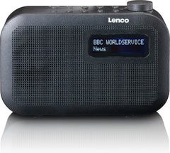 Radio op Batterijen - Draagbare Radio - FM / DAB Radio - Zwart - PDR-016BK - Lenco