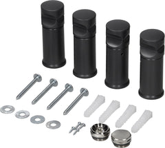 LuxeBath Badkamerradiator Sahara 500x1500 mm, antraciet, recht met zijaansluiting, designradiator handdoekverwarmer, handdoekdroger, handdoekradiator, handdoekverwarmer, badkamerverwarmer