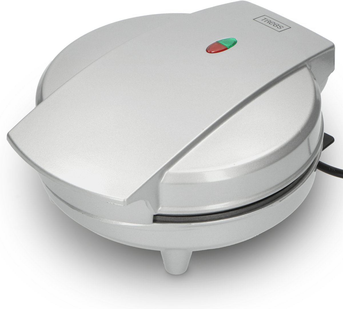 Trebs 99260 - Poffertjesmaker met indicatielamp en anti-aanbaklaag - Zilver/Metallic •