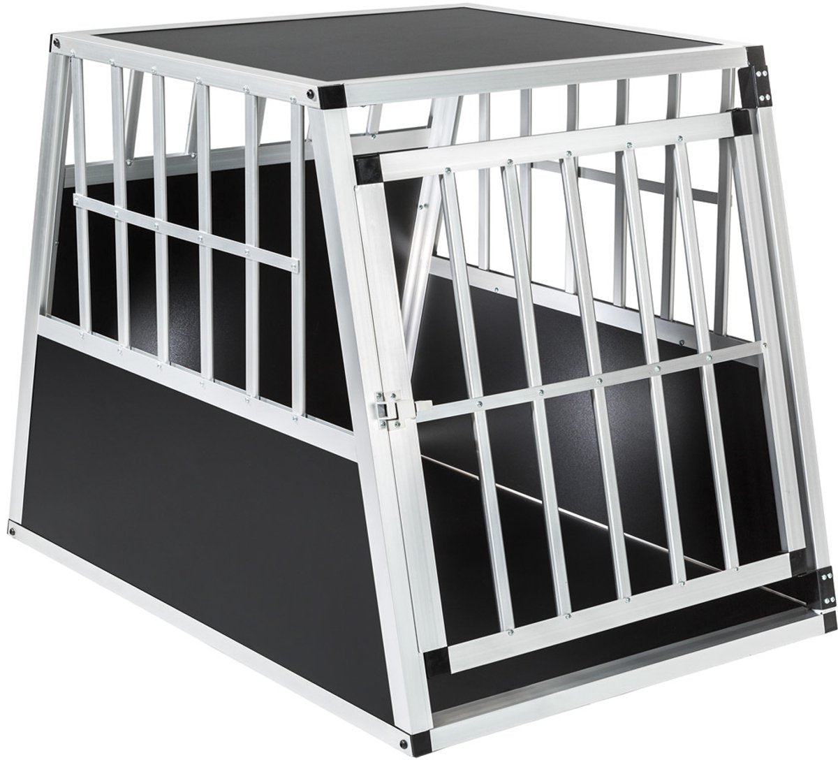 tectake® - Autobench hondenbench - Hondentransportbench - div afmetingen double of single (Single, 66 x 90 x 69,5 cm)