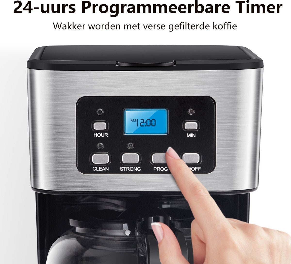 Taylor Swoden Koffiezetapparaat Filterkoffie - Zwart/RVS