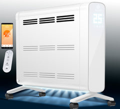 Elektrische Kachel - Heater - Convectorkachel met thermostaat - 2400W - Wit - KESSER®