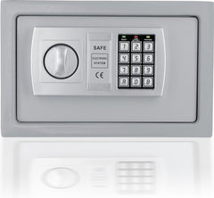 KESSER® Elektronische Kluis met cijferslot - 31x20x20cm - Zilver